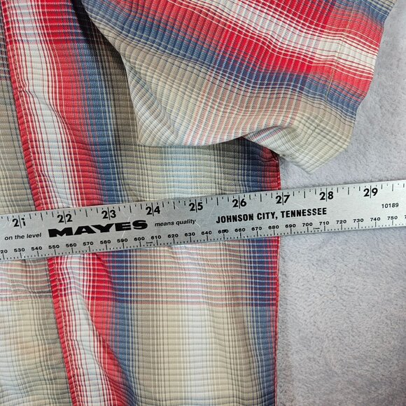 Columbia Mens XXL Omni-Shade Plaid Short Sleeve Button-Up Shirt vented - Picture 4 of 12